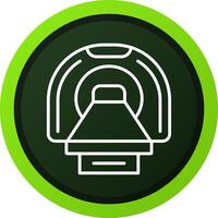 Tomography Creative Icon Design vector
