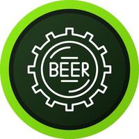 Bottle Cap Creative Icon Design vector