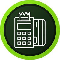 Pos Terminal Creative Icon Design vector