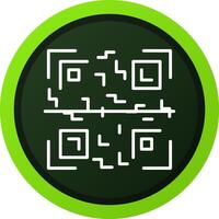 Qr Code Creative Icon Design vector