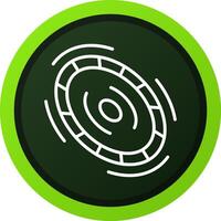Frisbee Creative Icon Design vector