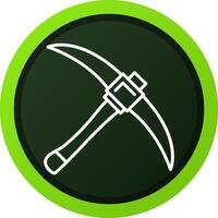 Pickaxe Creative Icon Design vector
