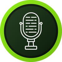 Microphone Creative Icon Design vector
