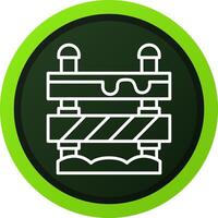 Road Block Creative Icon Design vector