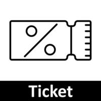 Event and ticketing line icons set. Tickets, 3D glasses, profile, heart, blank ticket, admission, VR ticket, barcode, sports, music. Entertainment, event planning, admission concept vector