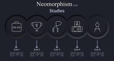 Studies set icon. Briefcase, trophy, jump rope, alphabet blocks, compass, career, award, physical education, learning, achievement, geometry, education. vector