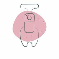 Icon Apple Corer. related to Kitchen Tool symbol. Color Spot Style. simple design illustration vector
