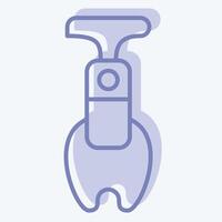 Icon Apple Corer. related to Kitchen Tool symbol. two tone style. simple design illustration vector