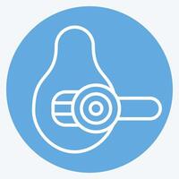 Icon Avocado Slicer. related to Kitchen Tool symbol. blue eyes style. simple design illustration vector
