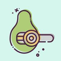 Icon Avocado Slicer. related to Kitchen Tool symbol. MBE style. simple design illustration vector