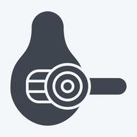 Icon Avocado Slicer. related to Kitchen Tool symbol. glyph style. simple design illustration vector