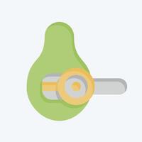 Icon Avocado Slicer. related to Kitchen Tool symbol. flat style. simple design illustration vector