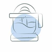 Icon Citrus Reamer. related to Kitchen Tool symbol. Color Spot Style. simple design illustration vector