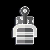 Icon Cheese Slicer. related to Kitchen Tool symbol. glossy style. simple design illustration vector
