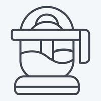 Icon Citrus Reamer. related to Kitchen Tool symbol. line style. simple design illustration vector
