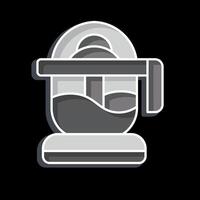Icon Citrus Reamer. related to Kitchen Tool symbol. glossy style. simple design illustration vector