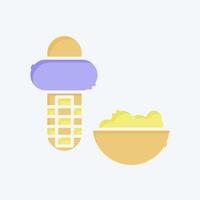 Icon Corn Kerneler. related to Kitchen Tool symbol. doodle style. simple design illustration vector