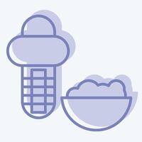 Icon Corn Kerneler. related to Kitchen Tool symbol. two tone style. simple design illustration vector