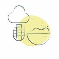 Icon Corn Kerneler. related to Kitchen Tool symbol. Color Spot Style. simple design illustration vector