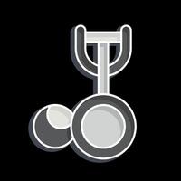 Icon Ice Cream Scoop. related to Kitchen Tool symbol. glossy style. simple design illustration vector