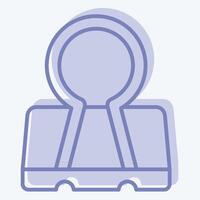 Icon Binder. related to Office symbol. two tone style. simple design illustration vector