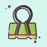 Icon Binder. related to Office symbol. MBE style. simple design illustration vector