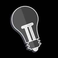 Icon Light. related to Office symbol. glossy style. simple design illustration vector