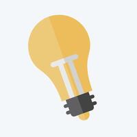 Icon Light. related to Office symbol. flat style. simple design illustration vector