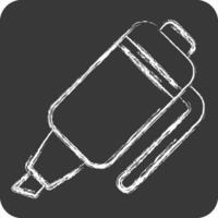 Icon Marker. related to Office symbol. chalk Style. simple design illustration vector