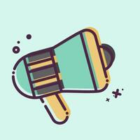 Icon Megaphone. related to Office symbol. MBE style. simple design illustration vector