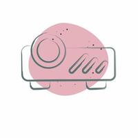 Icon Projector. related to Office symbol. Color Spot Style. simple design illustration vector