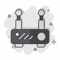 Icon Router. related to Office symbol. comic style. simple design illustration vector