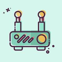 Icon Router. related to Office symbol. MBE style. simple design illustration vector