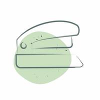 Icon Stapler. related to Office symbol. Color Spot Style. simple design illustration vector