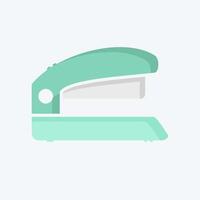 Icon Stapler. related to Office symbol. doodle style. simple design illustration vector