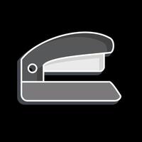 Icon Stapler. related to Office symbol. glossy style. simple design illustration vector