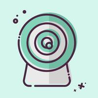 Icon Webcam. related to Office symbol. MBE style. simple design illustration vector