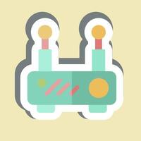 Sticker Router. related to Office symbol. simple design illustration vector