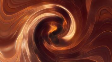 Yellow looped background of twisted swirling energy magical glowing light lines abstract background energy futuristic rays. in high quality 4k, motion design video