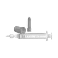 Illustration of syringe vector