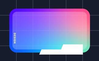 Modern pop up window illustration. Futuristic pop up interface. vector