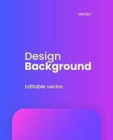 Simple colorful gradient background. Social media template illustration. vector