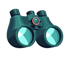 hand held telescope, discovering new adventure icon isolated vector