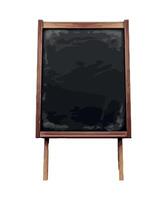 Old fashioned blackboard for teaching icon isolated vector