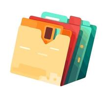 office folder file archive icon isolated vector