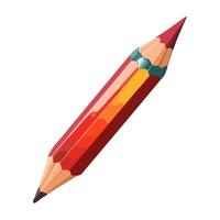 pencil tip sharp on white background icon isolated vector