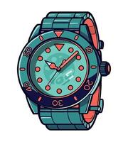 Watch the clock for success icon isolated vector