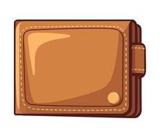 A modern wallet on white backdrop icon isolated vector