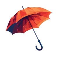 Safe umbrella of weather icon isolated vector