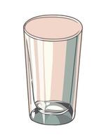 drink glass empty icon isolated vector